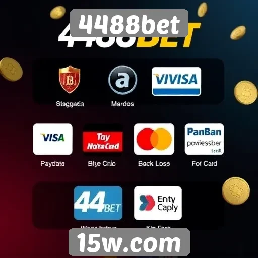 Métodos de pagamento oferecidos pelo site 4488bet
