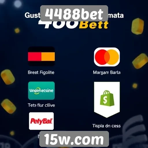 Sistemas de pagamento utilizados no site 4488bet